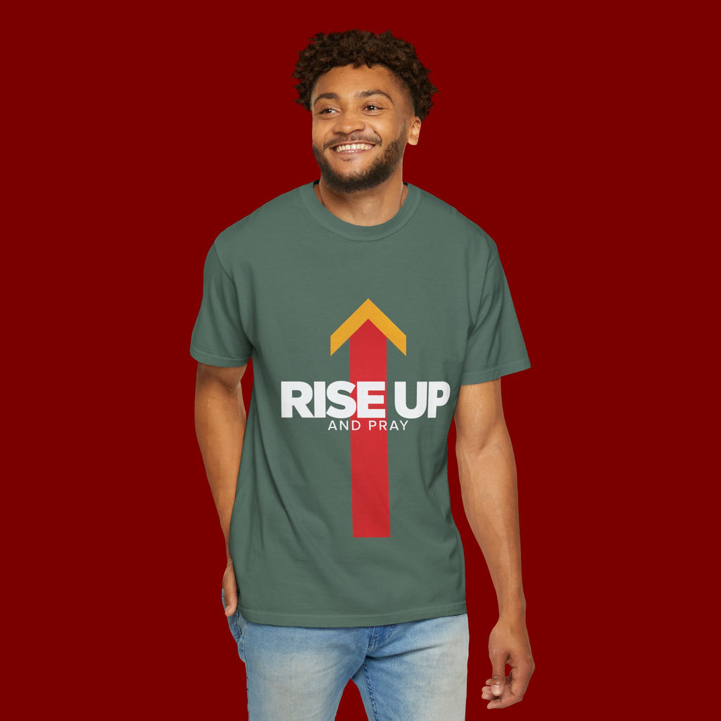 Arrow Up Graphic T-Shirt — Bold Upward Arrow Design