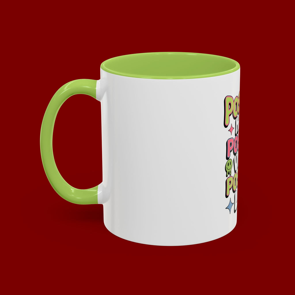 Positive Mind Positive Vibes Coffee Mug — Motivational Accent Mug