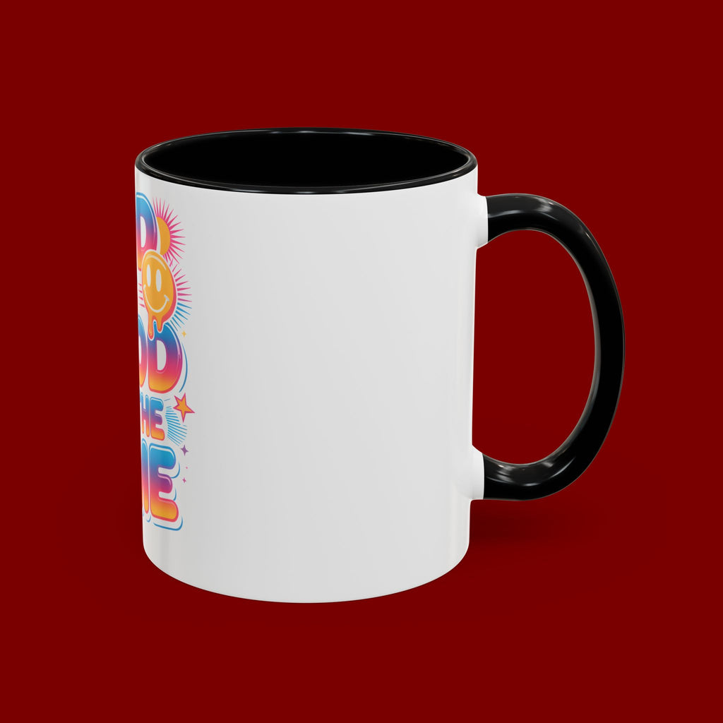 God Is Good All The Time Accent Coffee Mug — Inspirational Christian Coffee Cup (11/15oz)