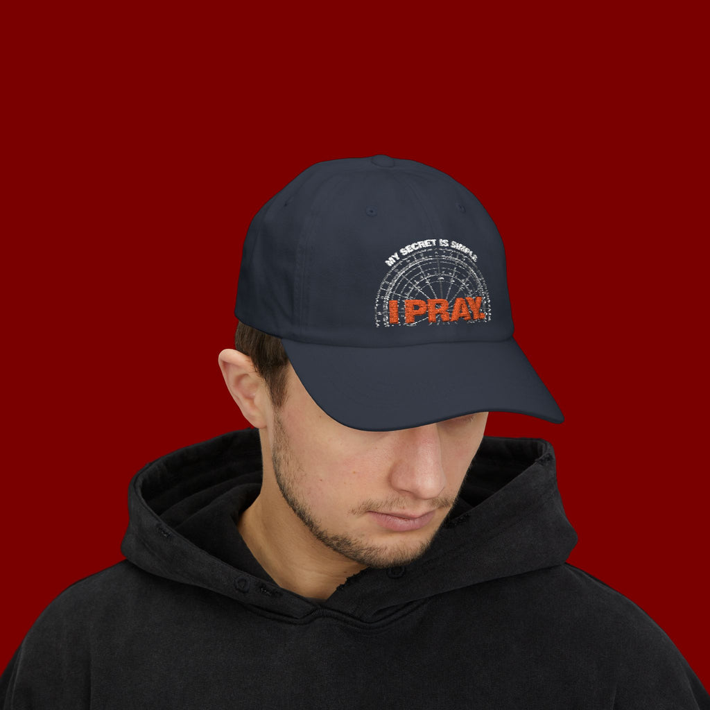 I PRAY Dad Cap — Embroidered Faith Baseball Hat
