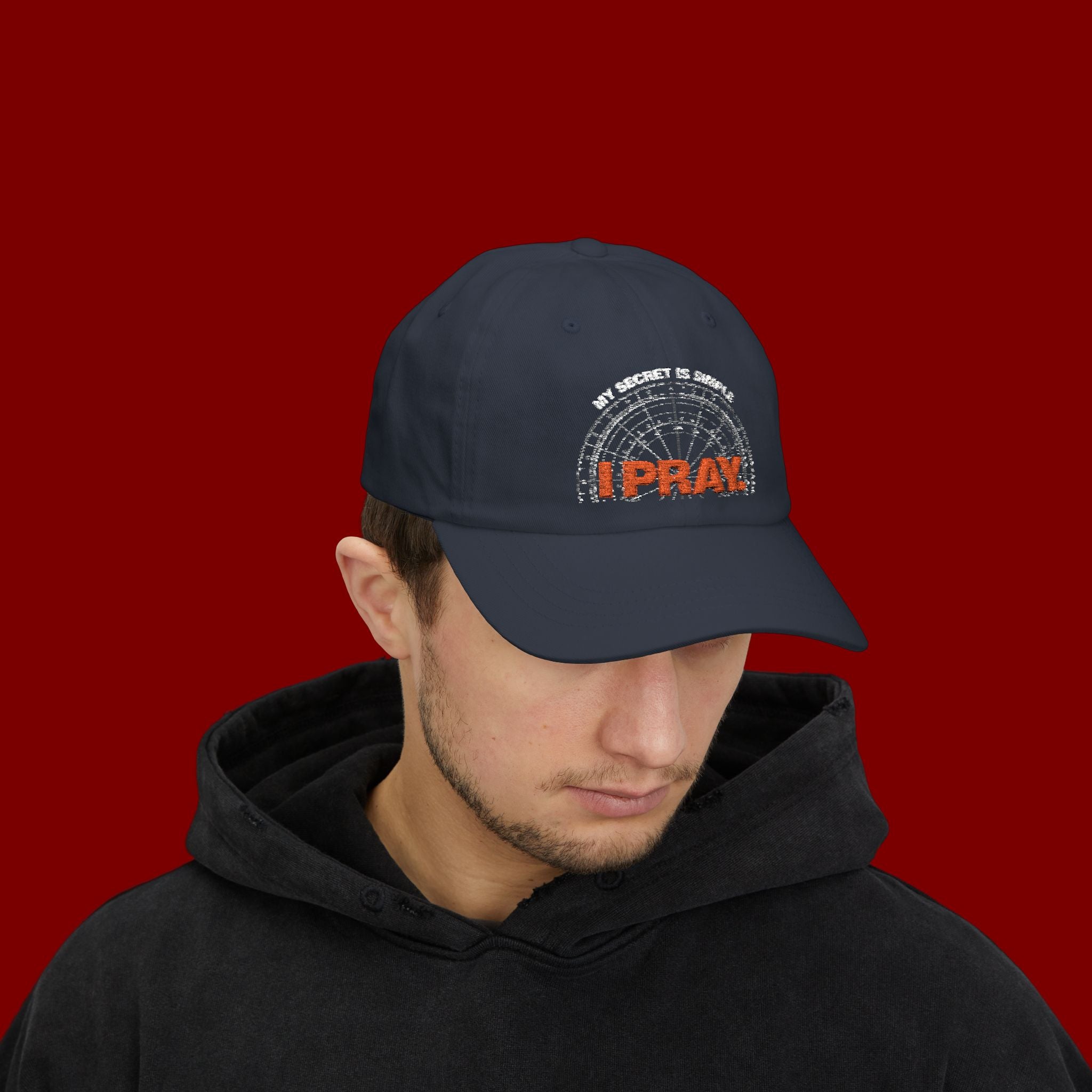 I PRAY Dad Cap — Embroidered Faith Baseball Hat