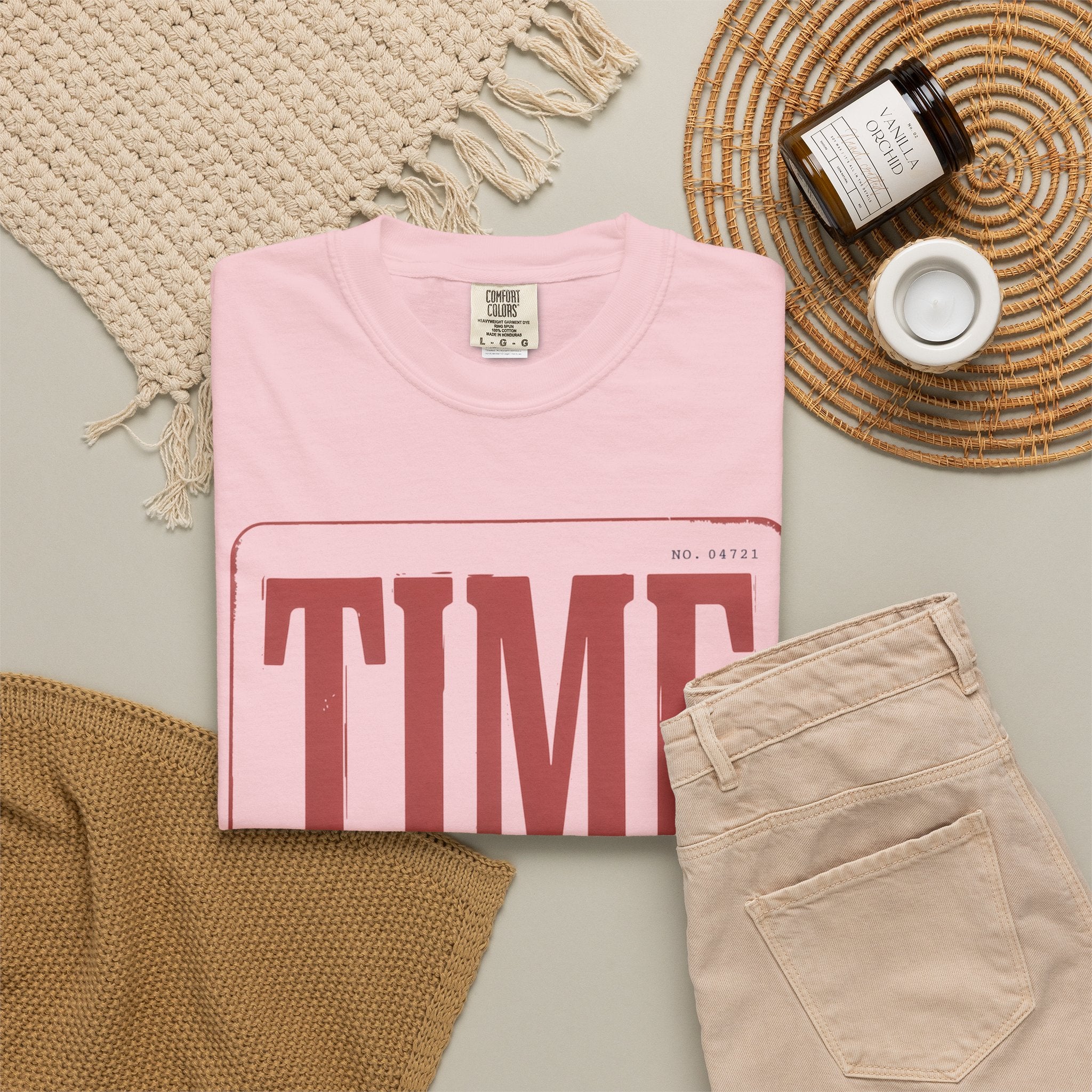 TIME Never Comes Again T-Shirt — Vintage Ticket Graphic Tee