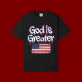 God Is Greater American Flag T-Shirt