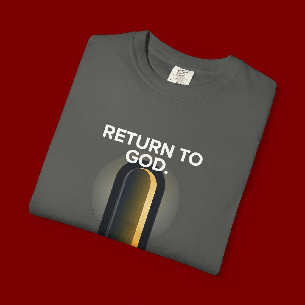 Mystic Doorway T-Shirt — Golden Arch Path Graphic Tee