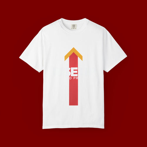 Arrow Up Graphic T-Shirt — Bold Upward Arrow Design