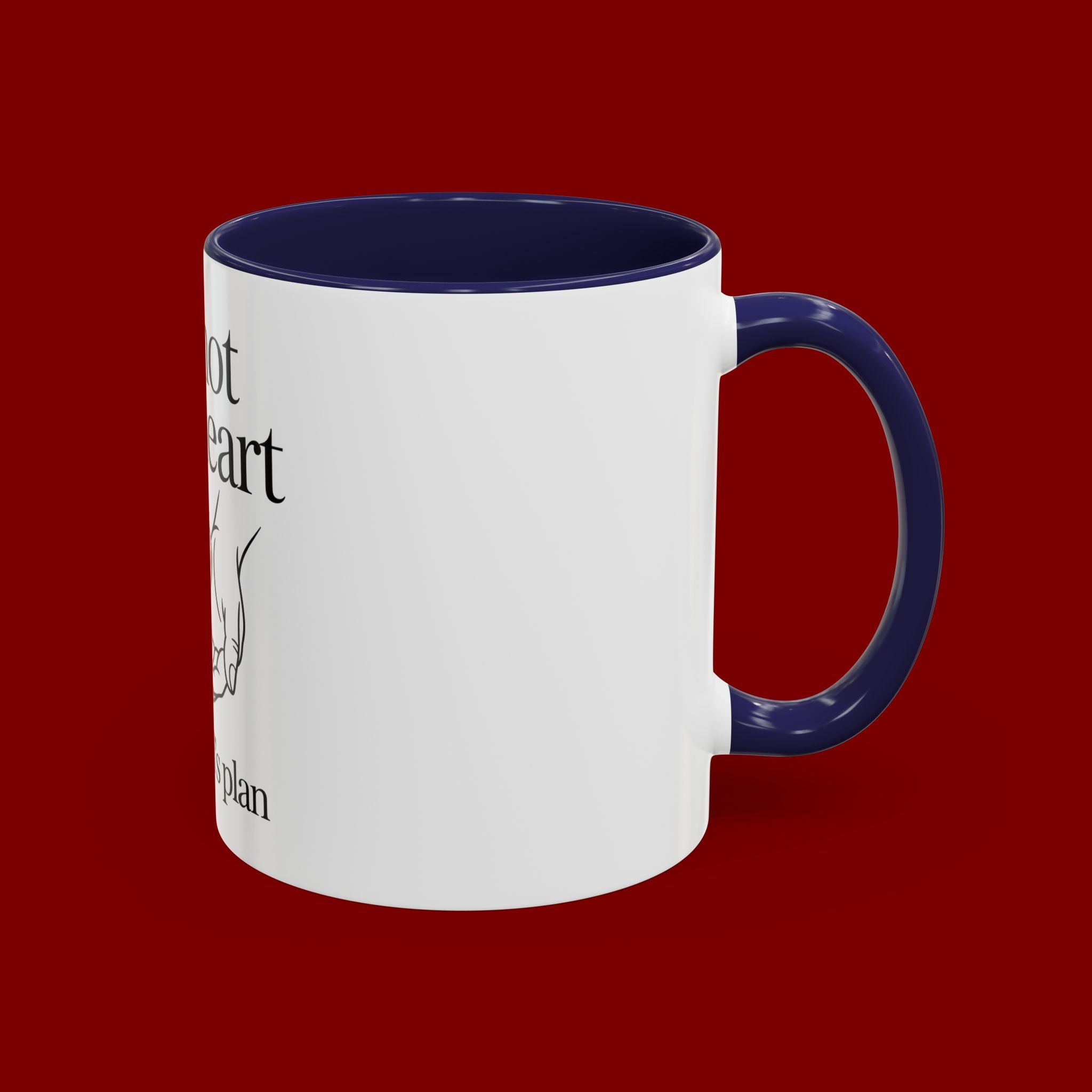 Do Not Lose Heart Accent Coffee Mug — Trust God’s Plan Inspirational Christian Mug
