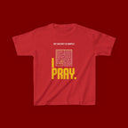 Kids Tee — "My Secret Is Simple: I Pray." Maze Faith T‑Shirt