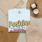 Positive Mind Positive Vibes Positive Life T-Shirt — Retro Smile Graphic Tee