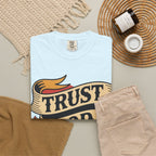 Trust God, Bro T-Shirt — Retro Ribbon Faith Tee