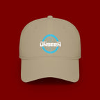 Trust The Unseen Target Logo Baseball Cap — Low Profile Red Hat