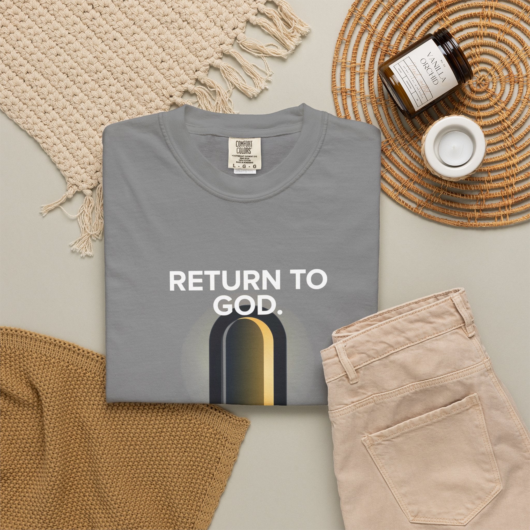 Mystic Doorway T-Shirt — Golden Arch Path Graphic Tee