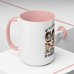 God-Themed Accent Coffee Mug – "My Help Is Only From God, The Creator of Heavens & Earth"