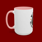 With God All Things Are Possible Accent Coffee Mug — Inspirational Faith Mountain Mug (11/15oz)