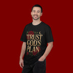 Trust God's Plan Floral T-Shirt — Inspirational Christian Tee