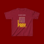 Kids Tee — "My Secret Is Simple: I Pray." Maze Faith T‑Shirt