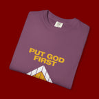 Put God First T-Shirt — Christian Faith Graphic Tee