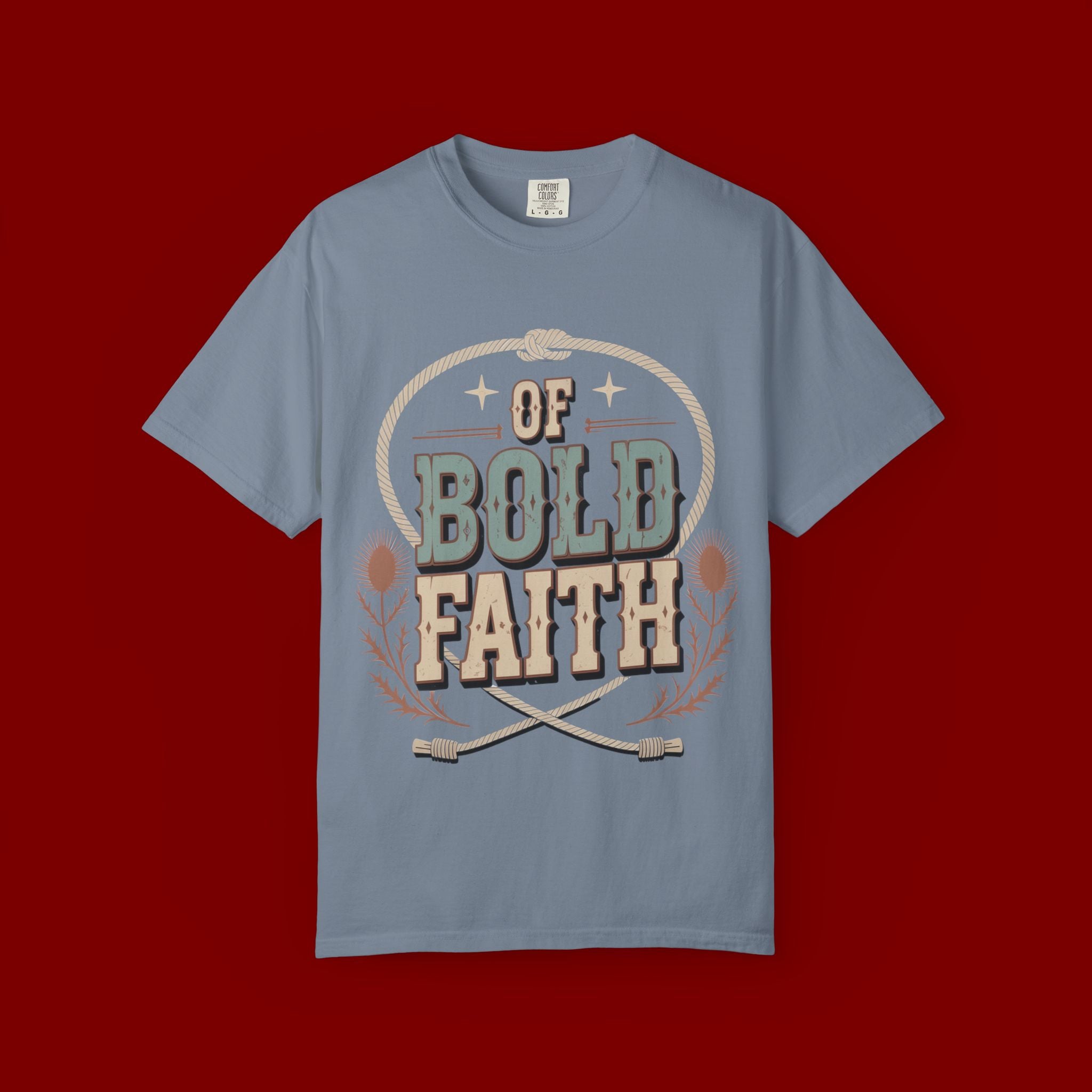 Bold Faith T-Shirt — Vintage Faith Graphic Tee