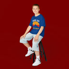 Kids Tee — "Rise Up and Pray" Mountain Sunrise Faith T‑Shirt