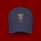 God Is Greater Embroidered Baseball Cap — Faith Inspirational Hat
