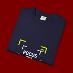 Minimalist 'Smile Frame' T-Shirt — Neon Accent Graphic Tee