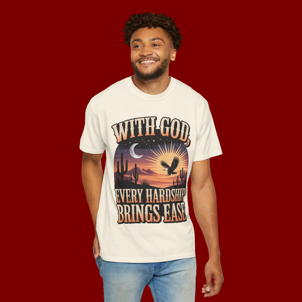 With God Every Hardship Brings Ease T-Shirt