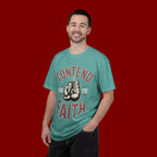Contend for the Faith T-Shirt — Vintage Boxing Gloves Christian Tee