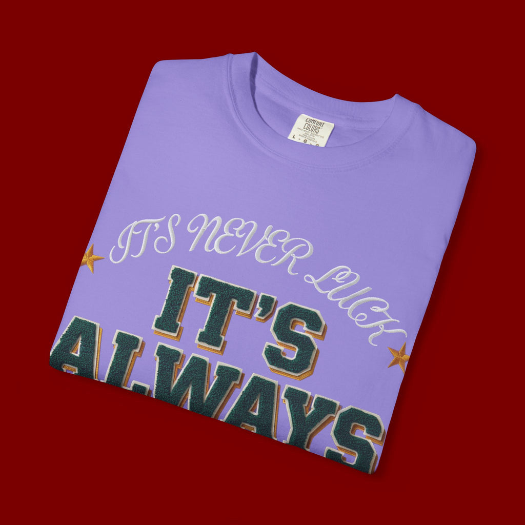 It’s Always God Graphic T-Shirt — Faith-Based Vintage Lettering Tee
