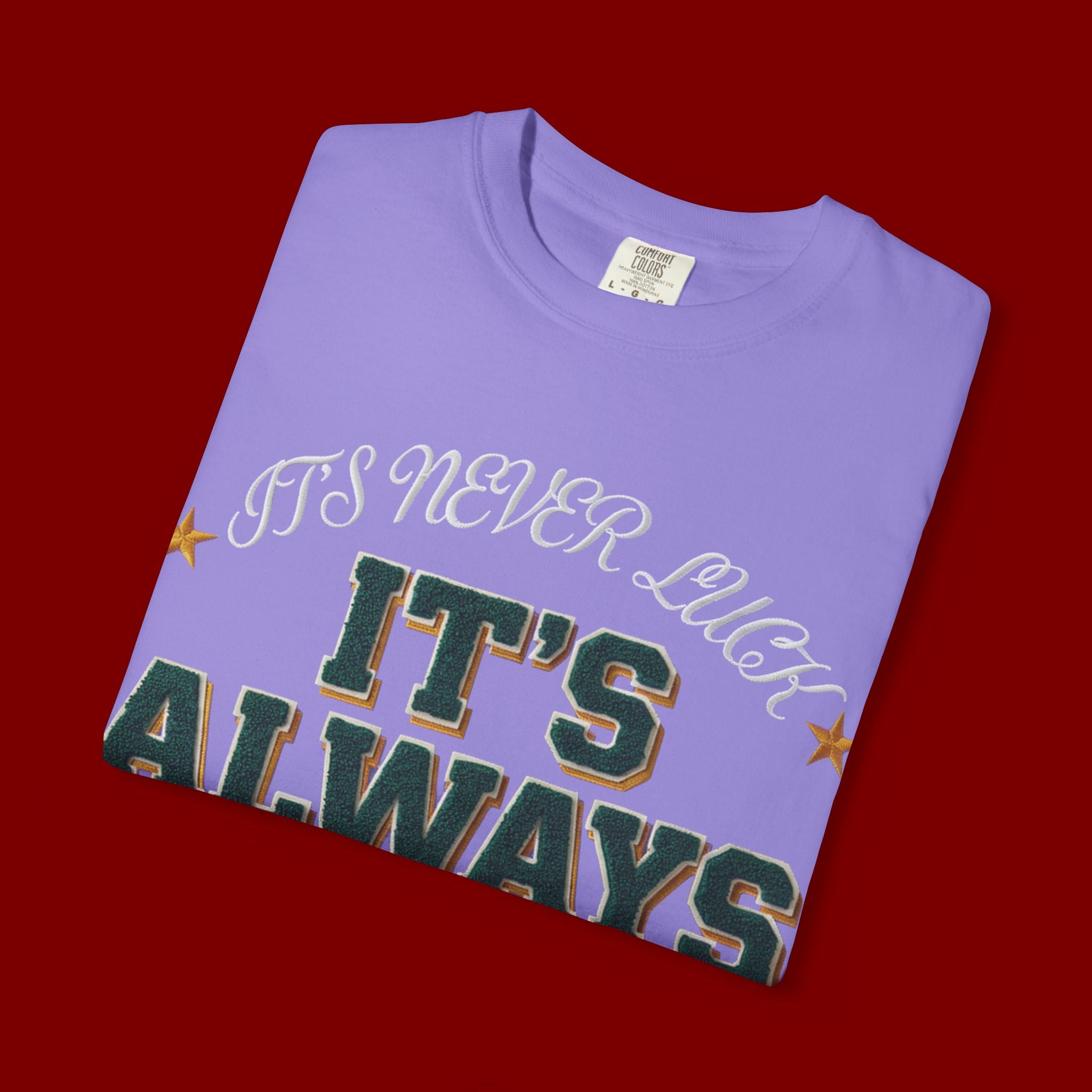 It’s Always God Graphic T-Shirt — Faith-Based Vintage Lettering Tee