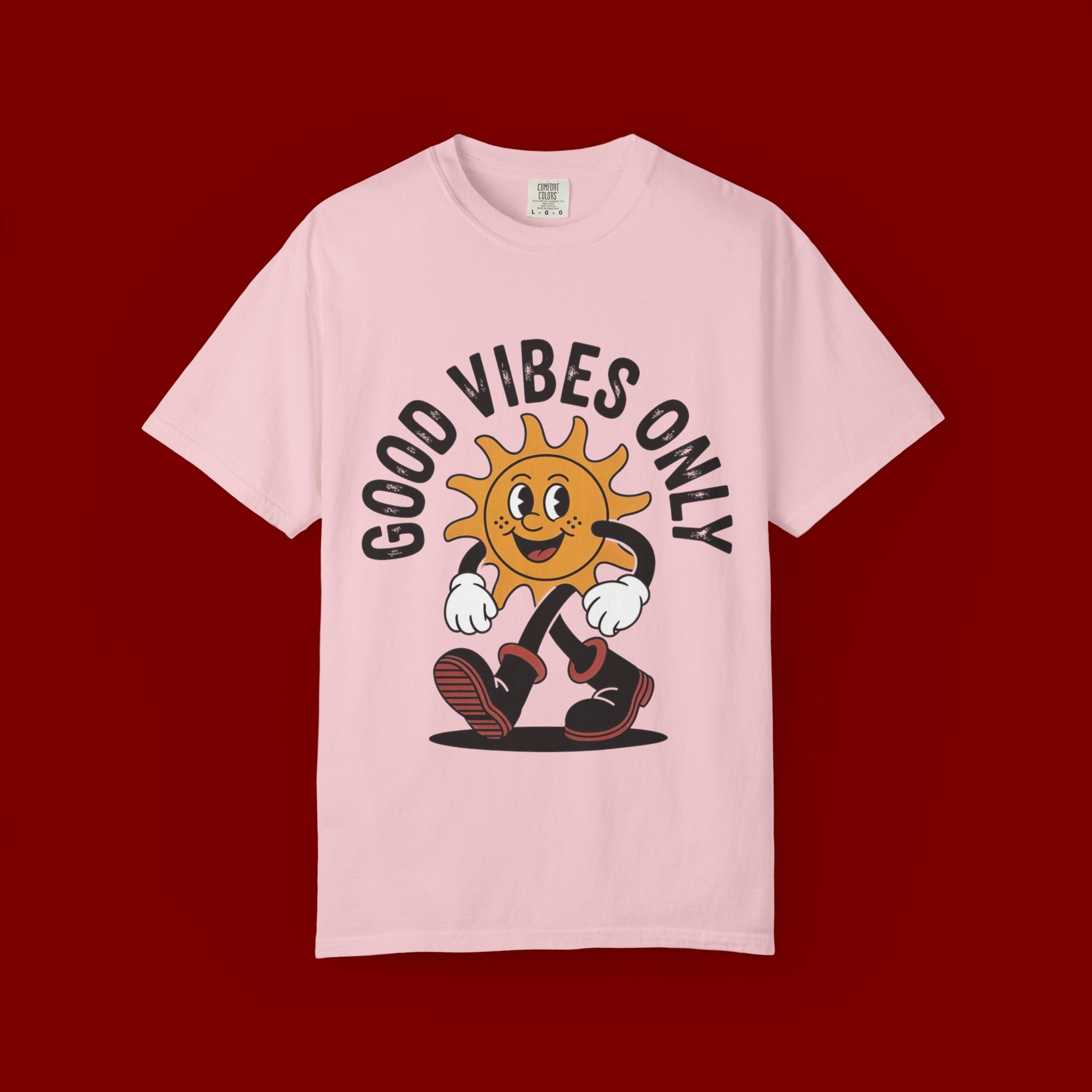 Good Vibes Only Sun Graphic T-Shirt
