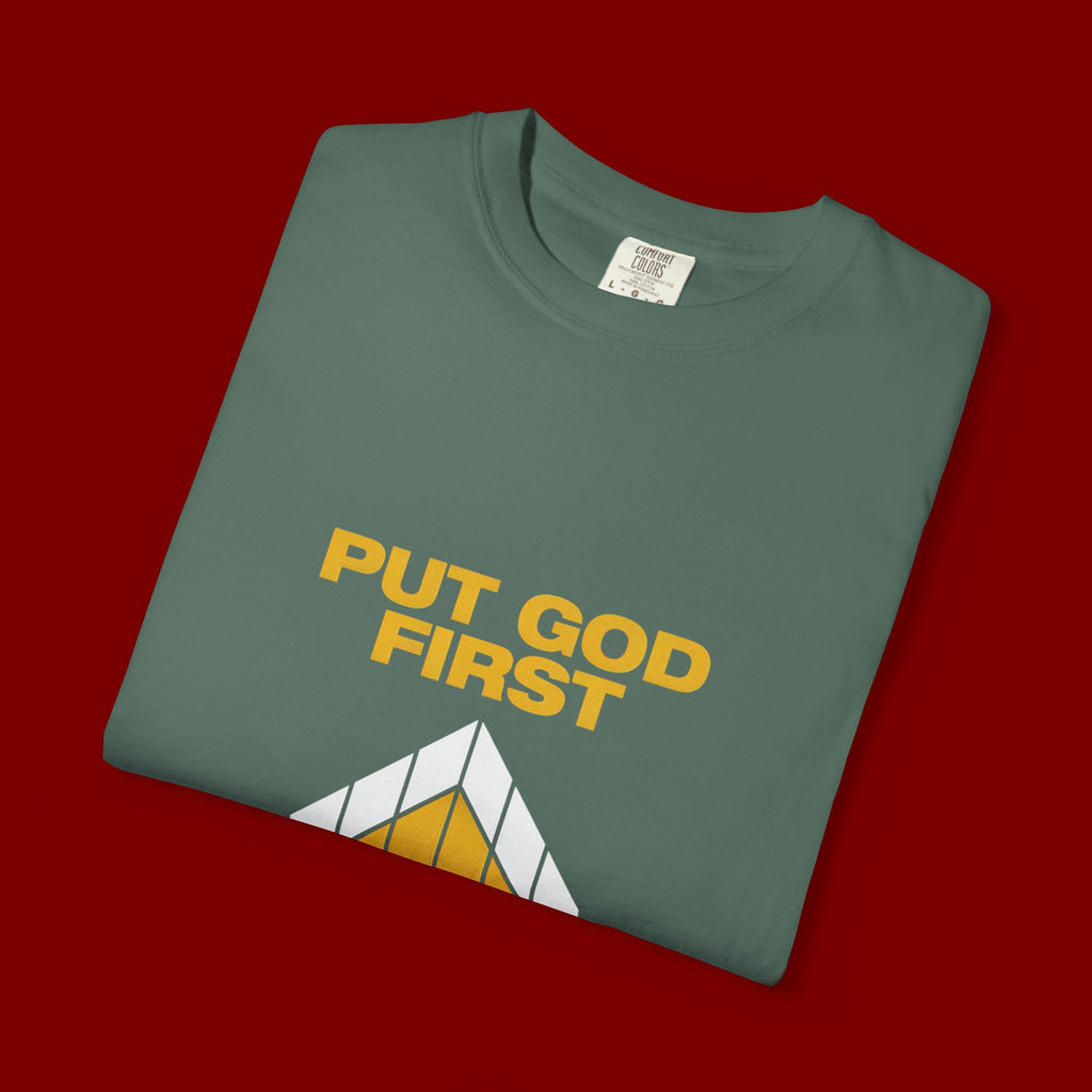 Put God First T-Shirt — Christian Faith Graphic Tee