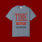 TIME Never Comes Again T-Shirt — Vintage Ticket Graphic Tee