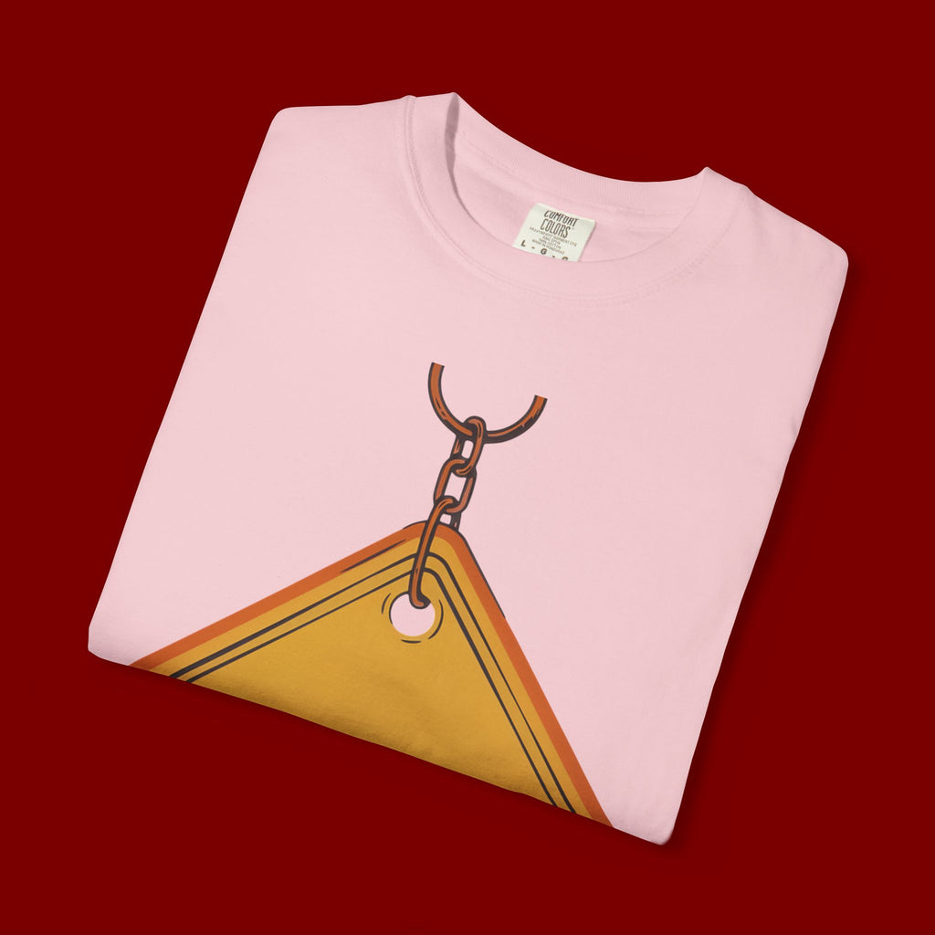 Funny Road Sign T-Shirt — "All Trash No Trailer" Graphic Tee