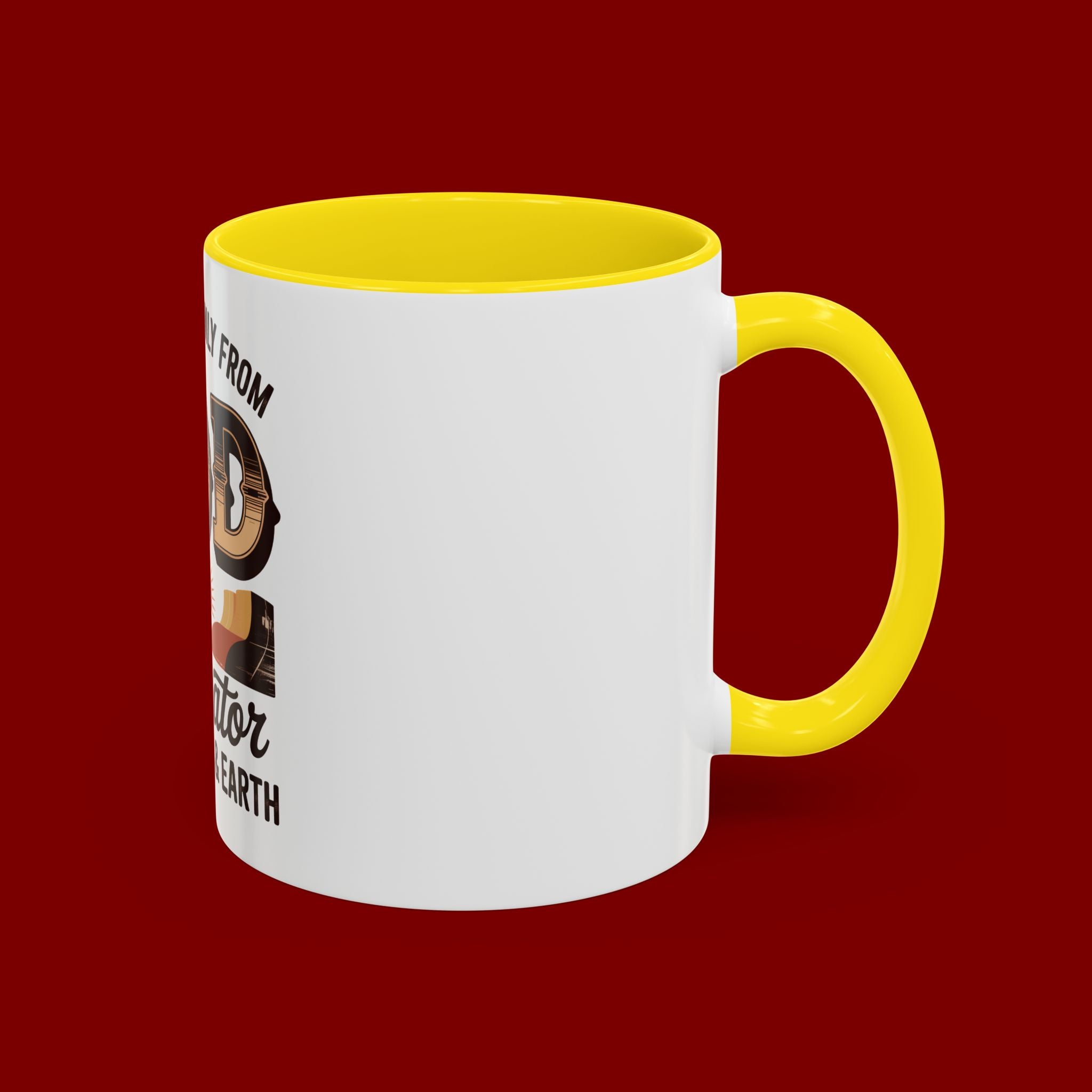God-Themed Accent Coffee Mug – "My Help Is Only From God, The Creator of Heavens & Earth"