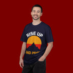 And Pray Mountain Sunset T-Shirt