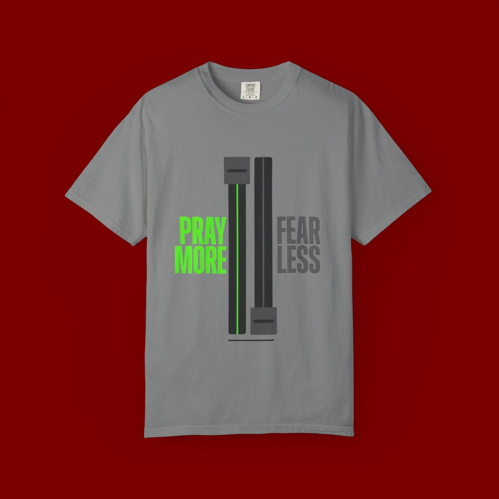 Pray More Fear Less T-Shirt — Inspirational Faith Graphic Tee