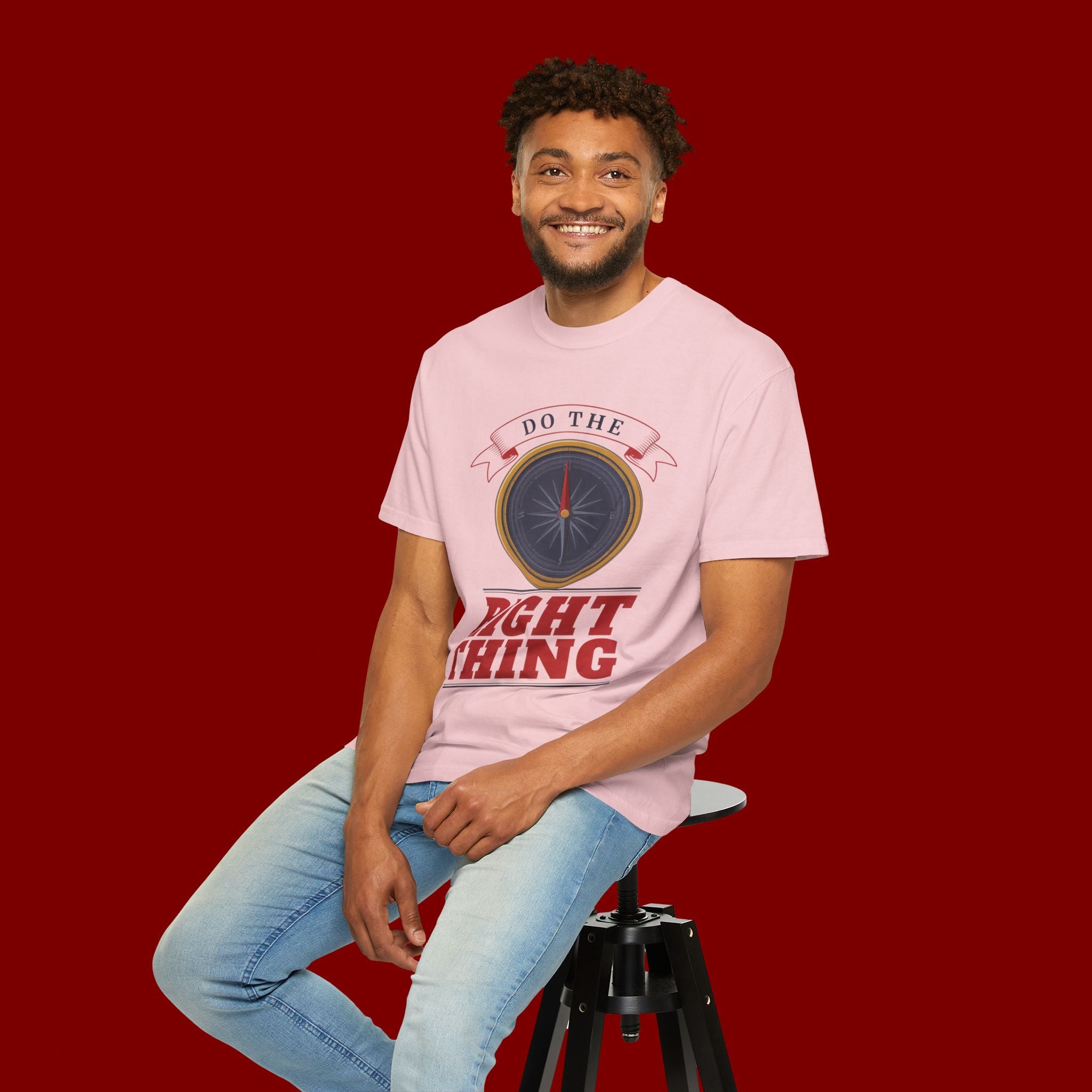 Do The Right Thing Compass T-Shirt — Motivational Graphic Tee