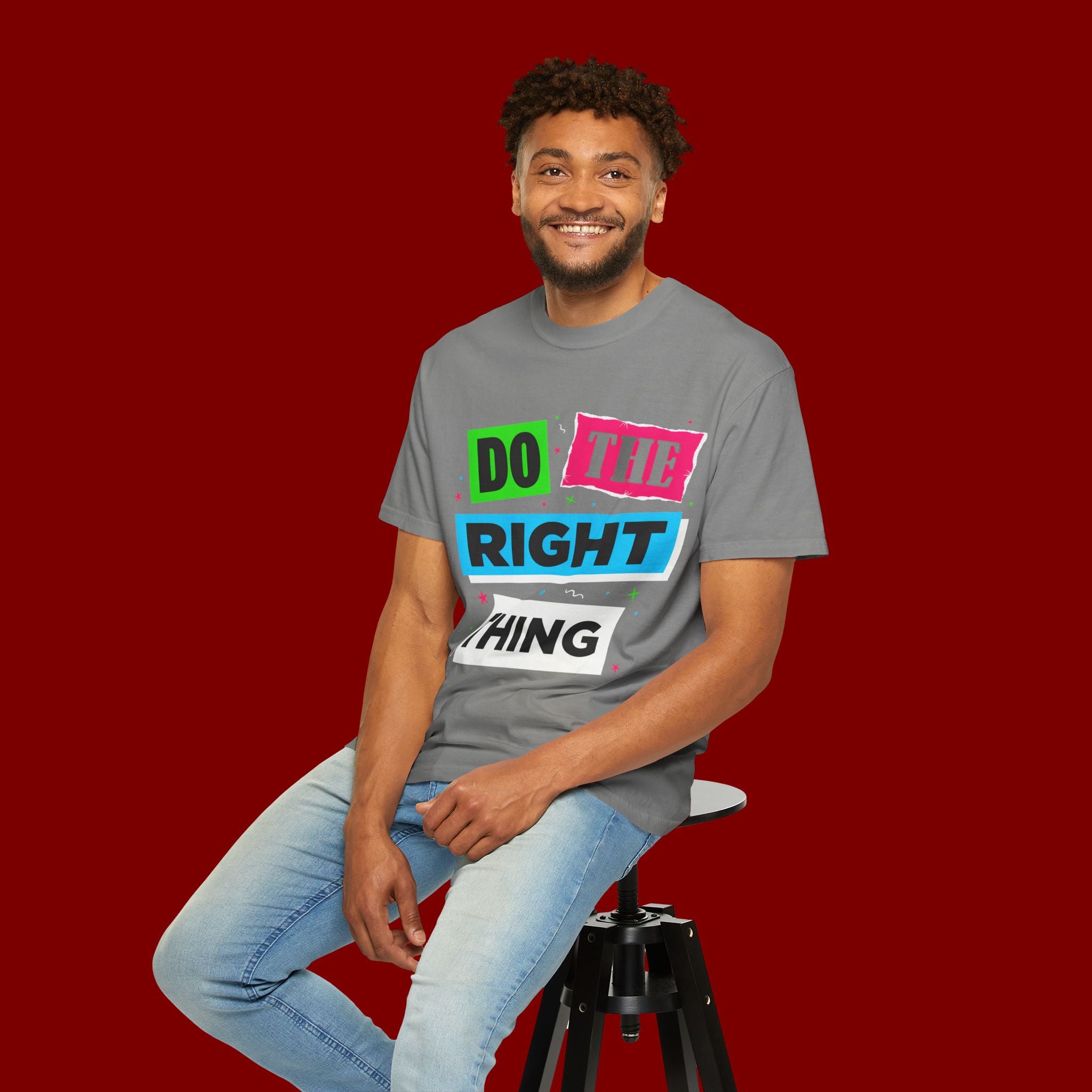 Do The Right Thing T-Shirt — Bold Retro Graphic Tee