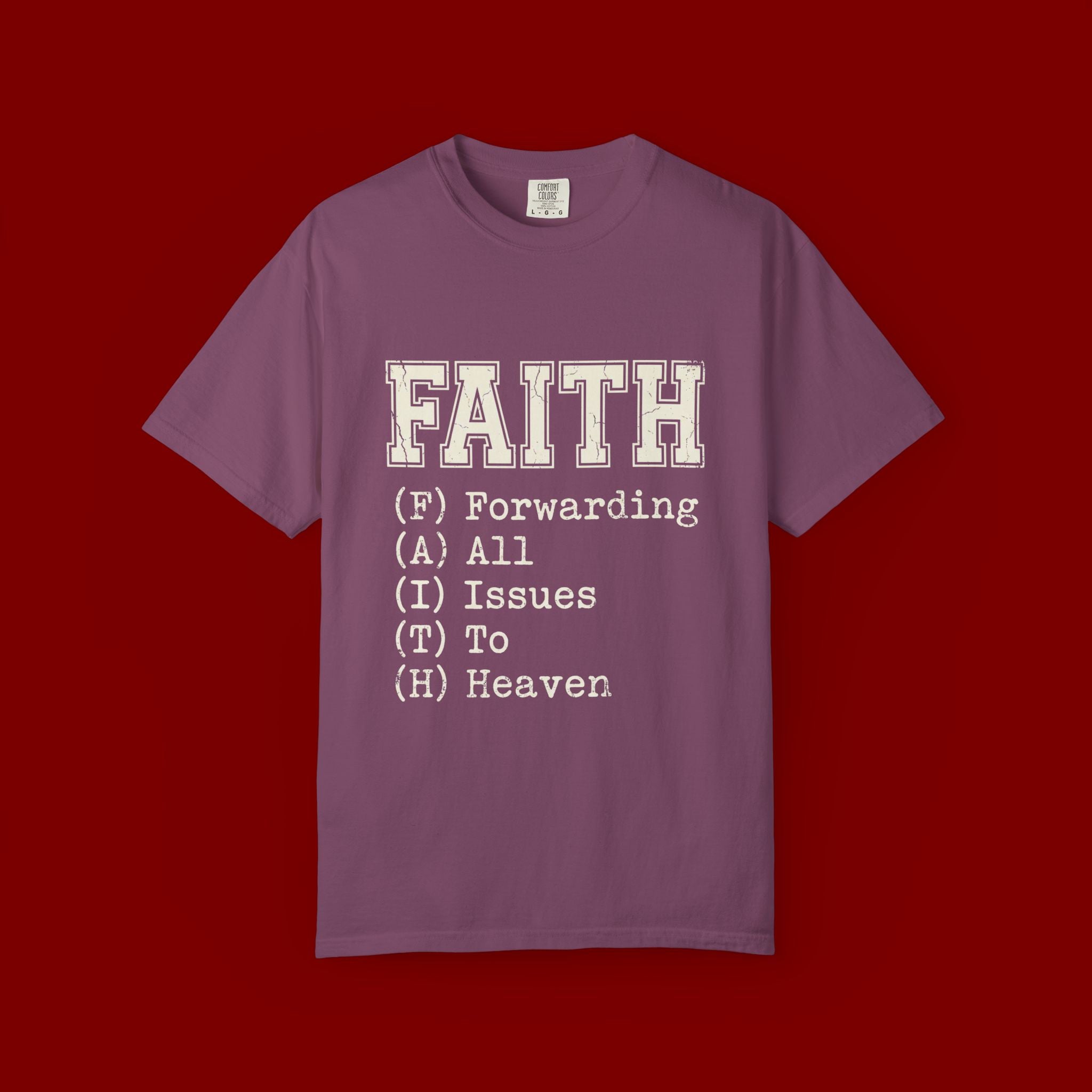 Faith Graphic T-Shirt — Minimalist Inspirational Tee