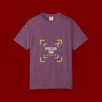 Minimalist 'Smile Frame' T-Shirt — Neon Accent Graphic Tee