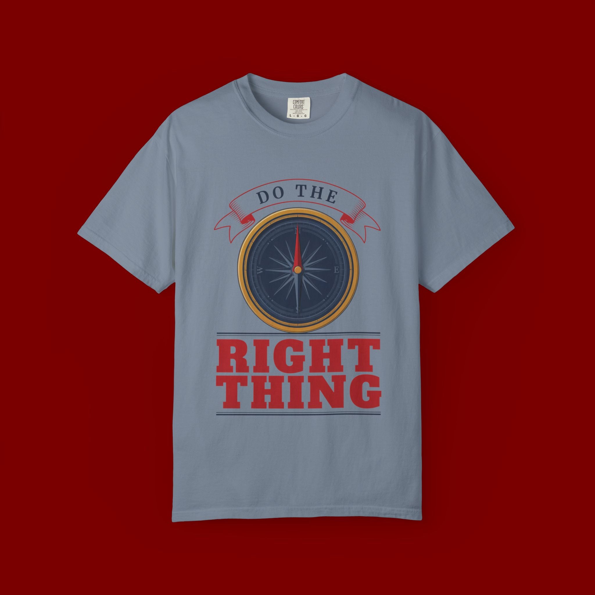 Do The Right Thing Compass T-Shirt — Motivational Graphic Tee