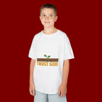 Kids Tee — "Trust God" Sprout Graphic