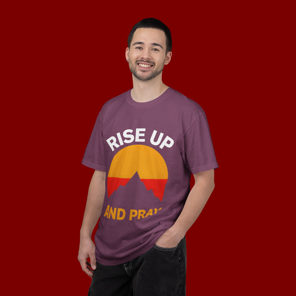 And Pray Mountain Sunset T-Shirt