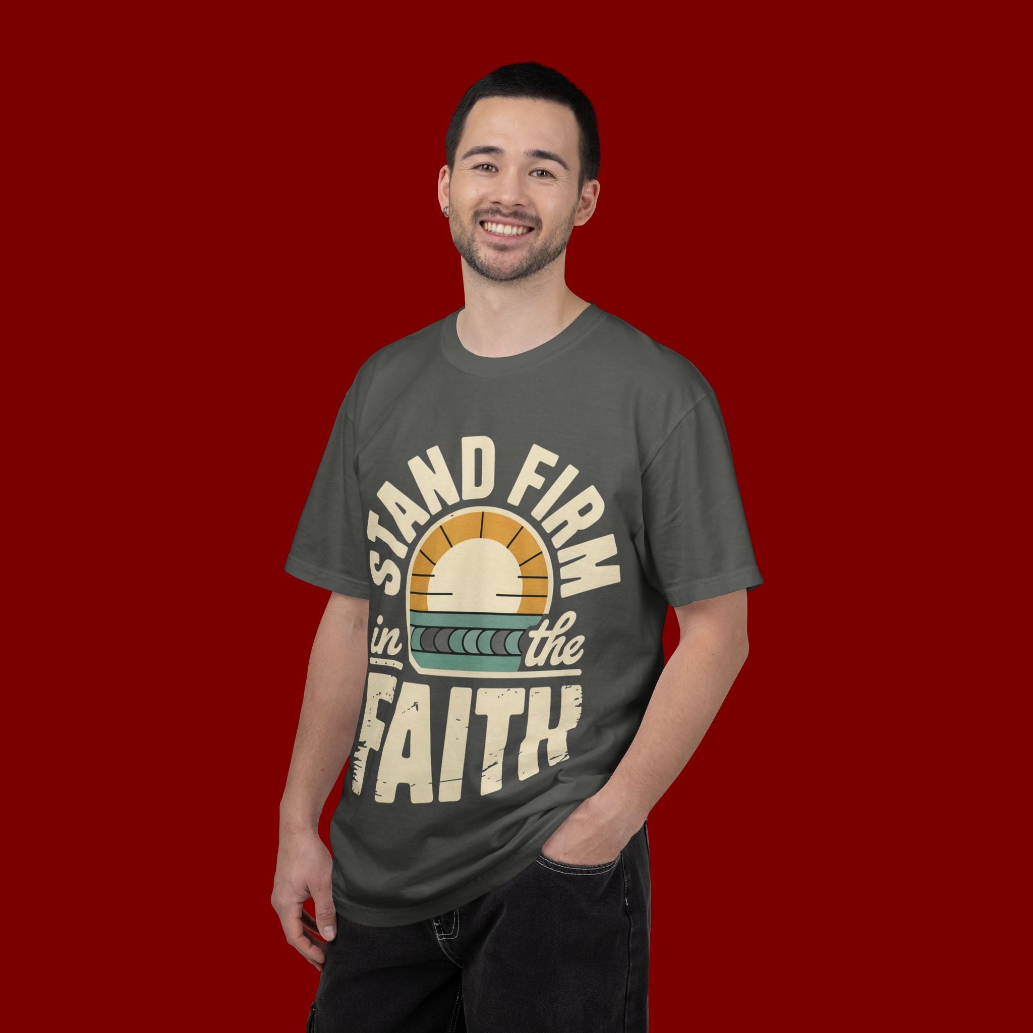 Stand Firm in the Faith T-Shirt — Christian Inspirational Tee