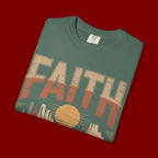 Faith Can Move Mountains T-Shirt — Retro Desert Inspirational Tee