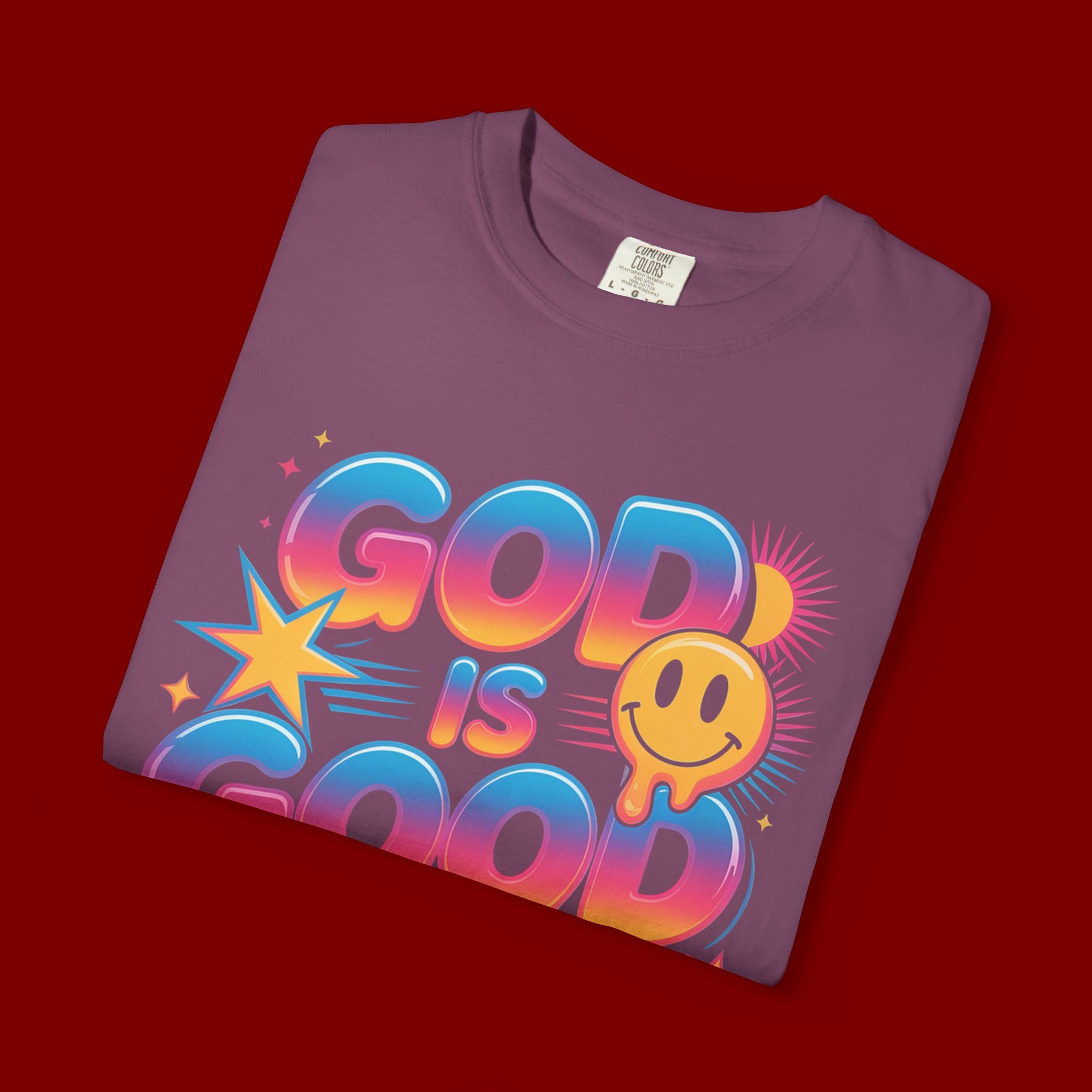 God Is Good All The Time T-Shirt — Positive Christian Graphic Tee