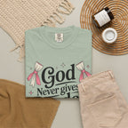 Inspirational 'God Never Gives a Burden You Can't Bear' T-Shirt