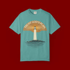 Trust God's Plan Lighthouse T-Shirt — Faith Coastal Tee
