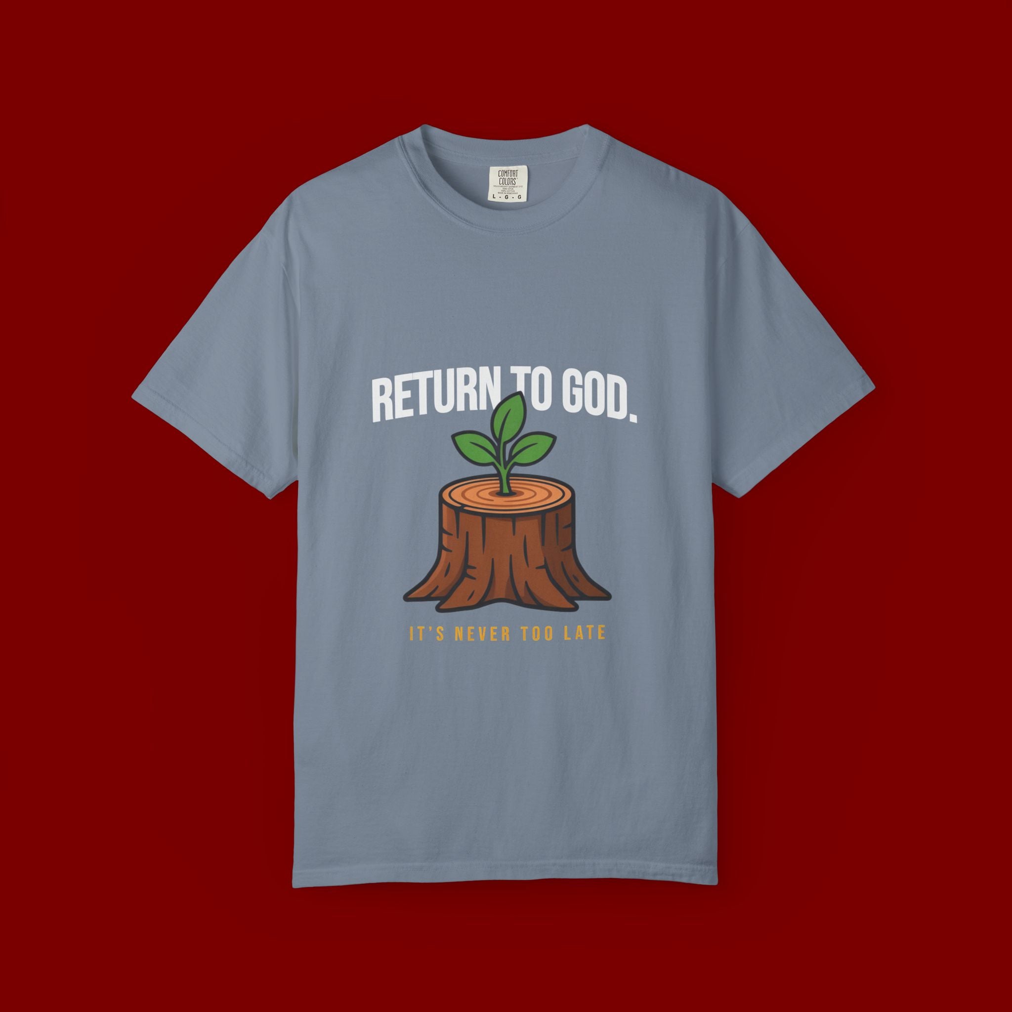 T-Shirt — "Return to God" Seedling Graphic Tee
