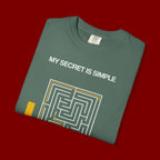 I Pray Maze T-Shirt — "My Secret Is Simple" Christian Faith Tee