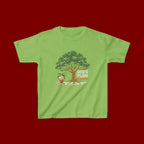Kids Tee — Cute Tree & Plant Pot Illustration (“Grow Big, Little One”)